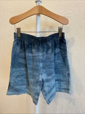 Fairwell Blue Tie-Dye Athletic Shorts